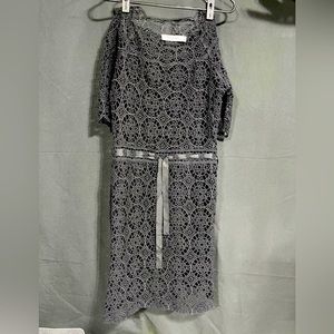 Beautiful Black Christian Dior Paris See Through Dress